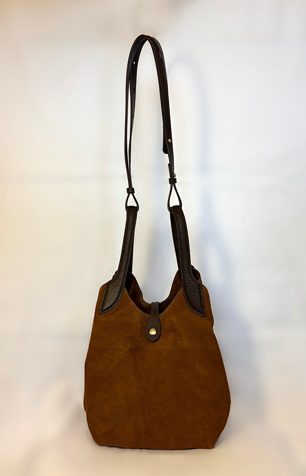 Bolso Faro camel piel serraje talla única | CeCé The Brand