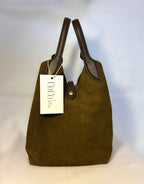 Bolso Faro caqui piel serraje talla única | CeCé The Brand