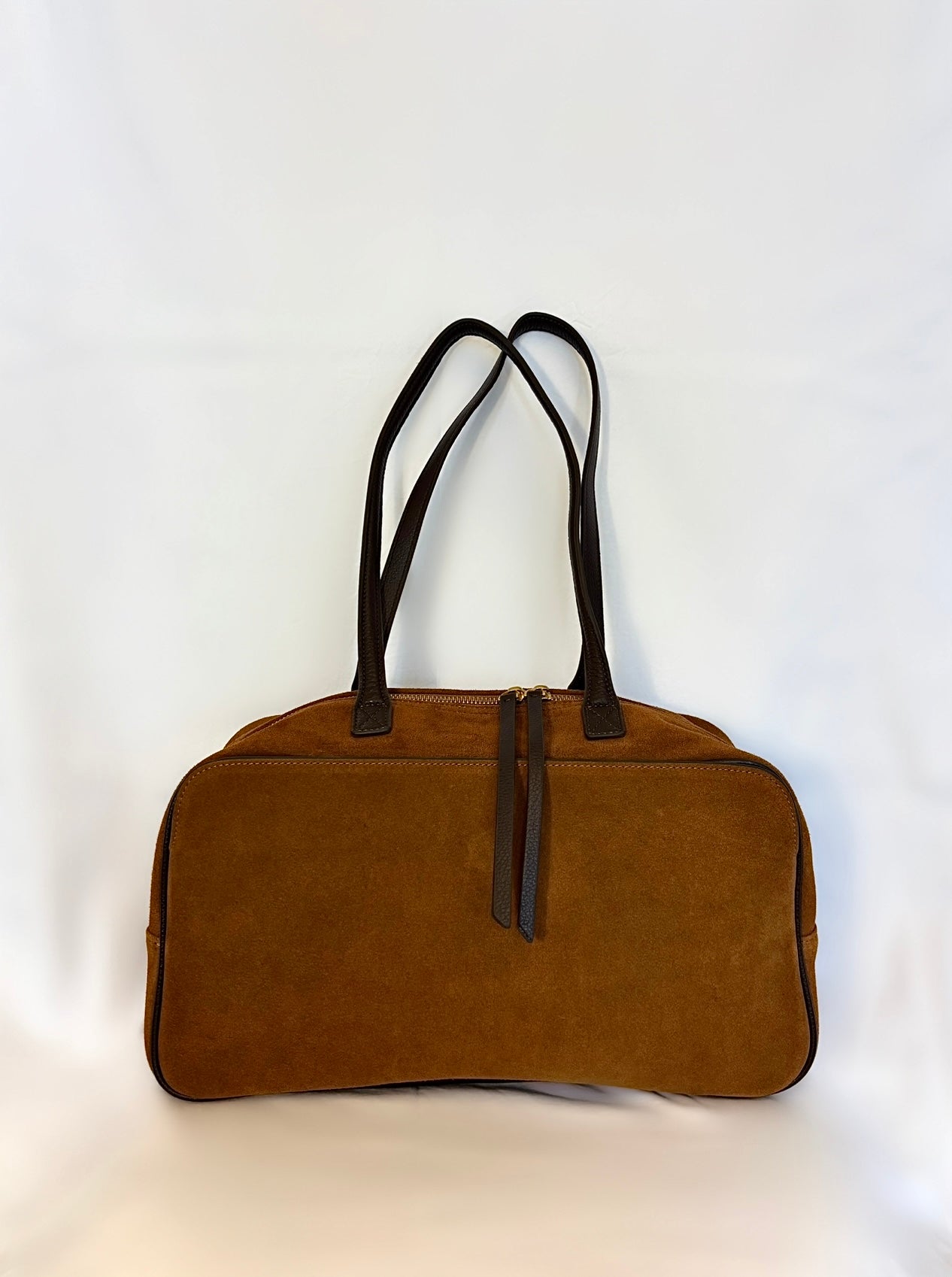 Bolso Nueva York camel piel serraje 36x18x16cm | CeCé The Brand