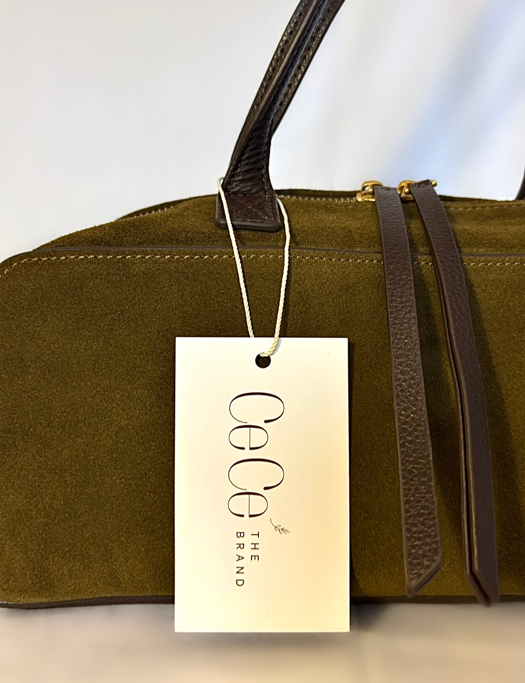 Bolso Soho caqui piel serraje talla única | CeCé The Brand