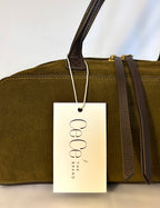 Bolso Soho caqui piel serraje talla única | CeCé The Brand