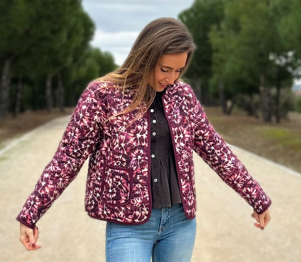 Chaqueta Bolonia burdeos de algodón 100% talla única mujer | CeCé
The Brand